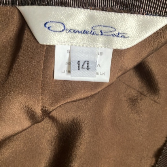 Oscar de la Renta Silk Blend Skirt - Picture 4 of 8